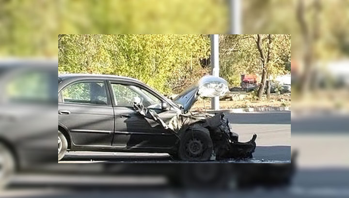 На Новорязанском шоссе столкнулись 4 автомобиля