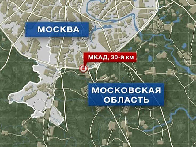 Авария на МКАД парализовала движение