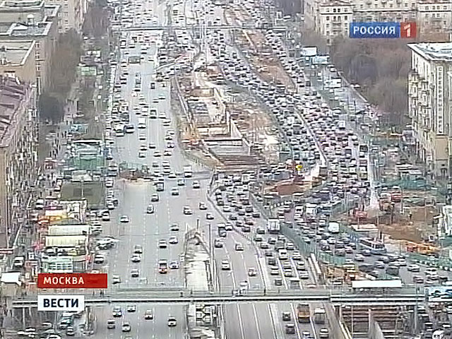 В Москве пересчитали  пробки