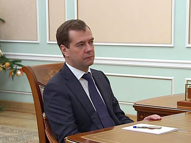 Президент Медведев приедет в Дом правительства