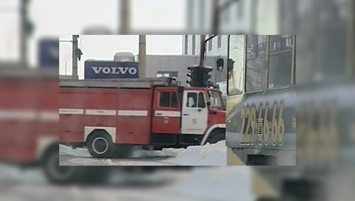 В центре Екатеринбурга сгорел пассажирский автобус