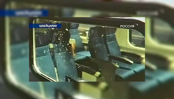 Между Швейцарией и Италией столкнулись два поезда