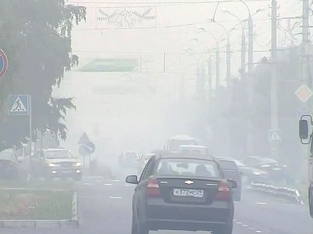Архангельск заволокло дымом