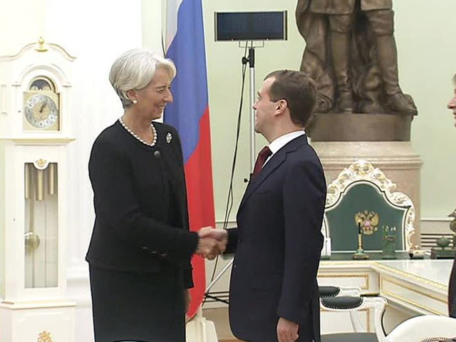 Медведев обсудил с главой МВФ итоги саммита G20