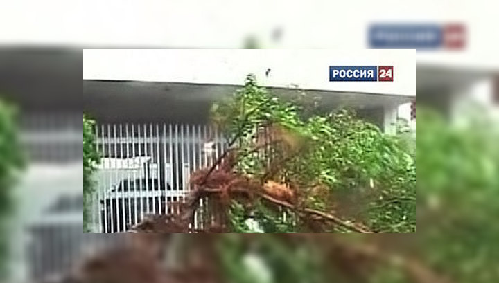 Ураган "Лиса" ослабел до тропического шторма