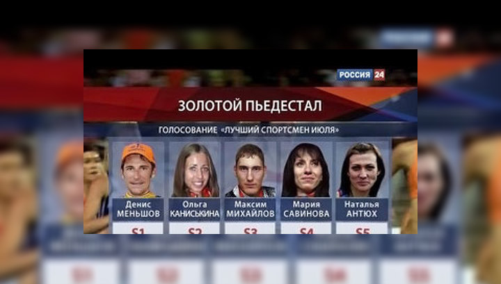 "Золотой пьедестал": голосуйте за лучшего спортсмена июля