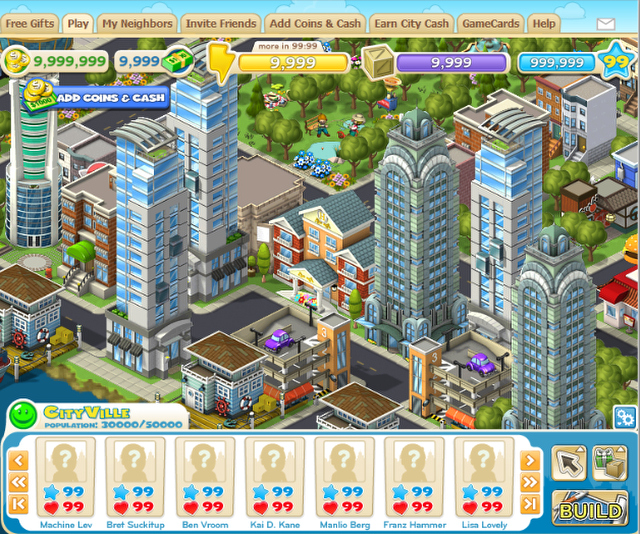 Новинка от Zynga - CityVille - обошла хитовый FarmVille за месяц
