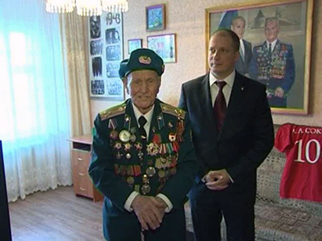 Ветеран войны получил квартиру в 100 лет