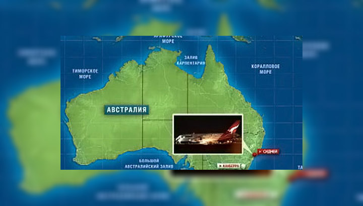 В аэропорту Сиднея при посадке загорелся Airbus-380