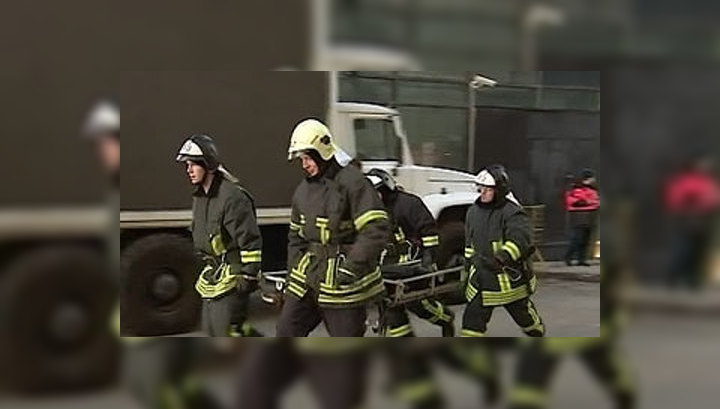 В комплексе "Москва-Сити" тренировались пожарные