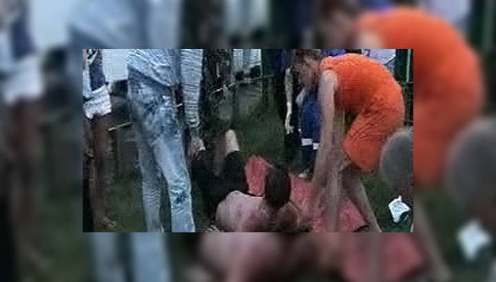 Драка на севере Москвы. Видео очевидца