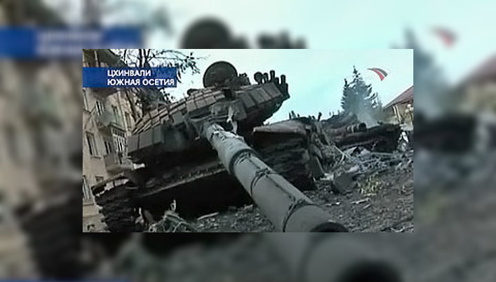 В Цхинвали уничтожены 12 грузинских танков и бомбардировщик