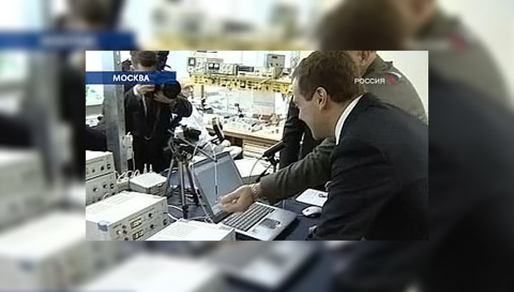 Дмитрий Медведев посетил новый технопарк "Строгино"