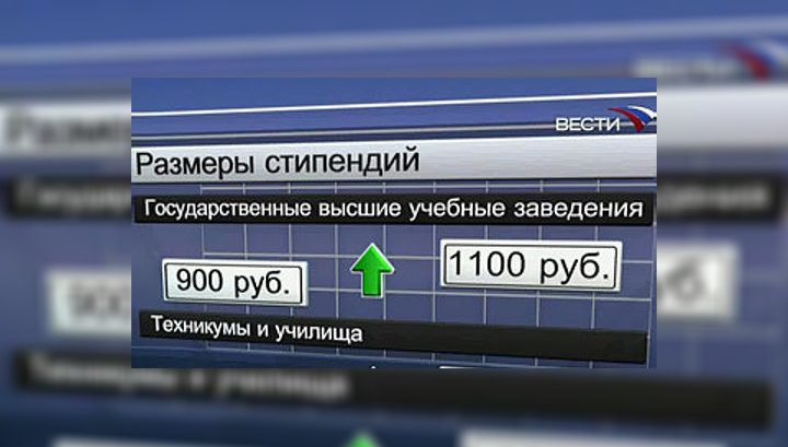 С 1 сентября увеличиваются стипендии студентов