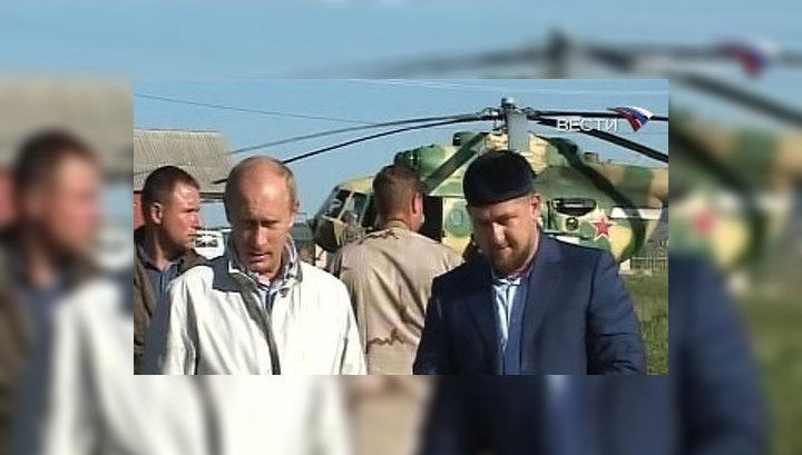 Путин посетил могилу Ахмада Кадырова
