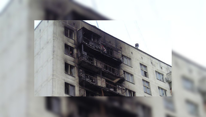 Пожар на севере Москвы: ФОТО очевидца