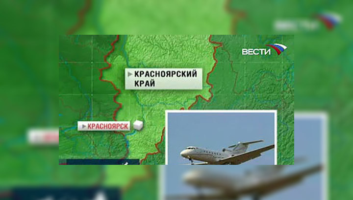 Самолет с губернатором аварийно приземлился в Красноярске