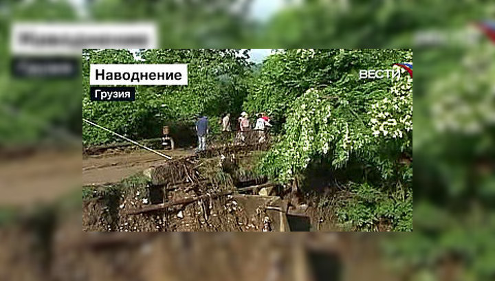 Восточную Грузию капитально затопило
