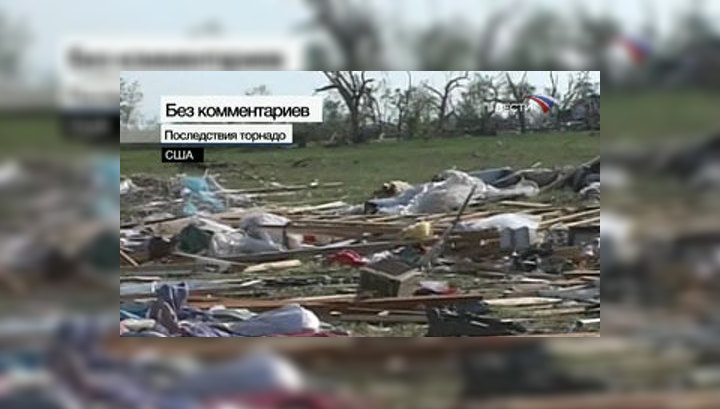 Жертвой торнадо стал один человек, еще 16 ранены на юго-востоке США