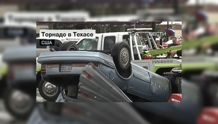 Над Техасом пронесся неожиданный торнадо