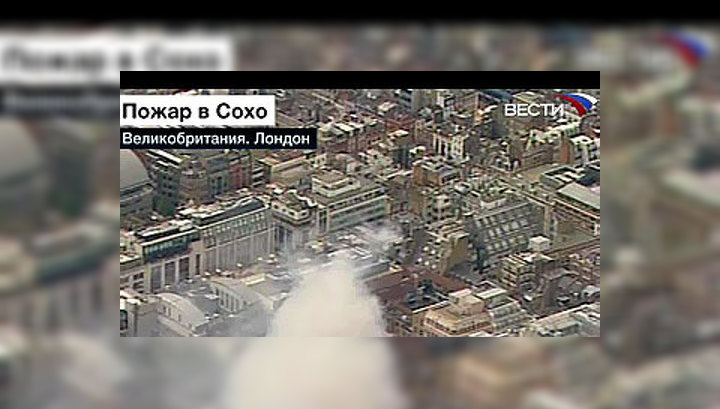 На тушении пожара в Лондоне задействованы более 100 пожарных