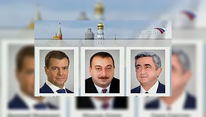 Президенты Азербайджана и Армении встретятся в Москве