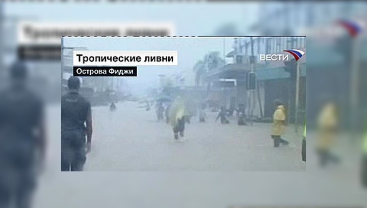 На острова Фиджи обрушились ливни