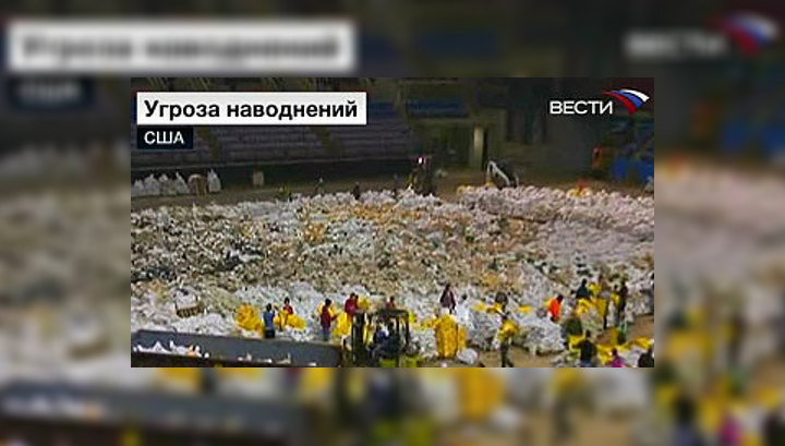 На севере США продолжаются противопаводковые мероприятия