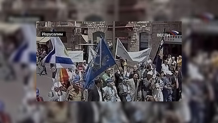В Иерусалиме прошел парад ветеранов Великой Отечественной