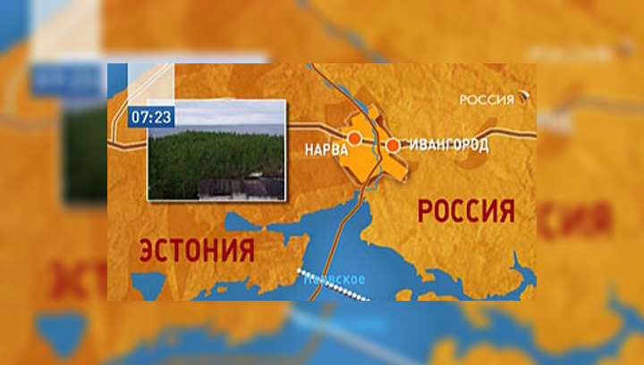 Из России в Эстонию уплыл остров