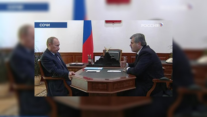 Путин встретился с мурманским губернатором