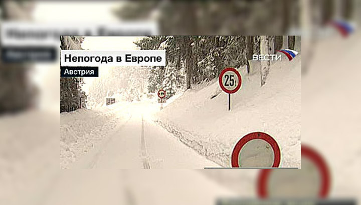 Европа под ударами непогоды