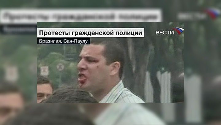 Столкновение военных с полицейскими в Сан-Паулу