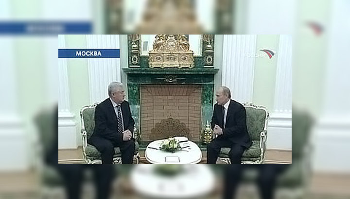 Путин встречается с президентом Молдавии Ворониным