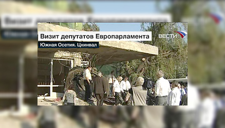 Представители Европарламента увидели разрушенный Цхинвали