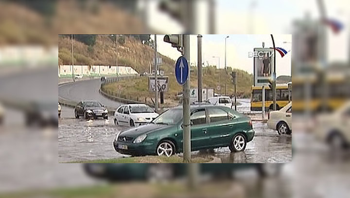 Лиссабон страдает от сильного наводнения