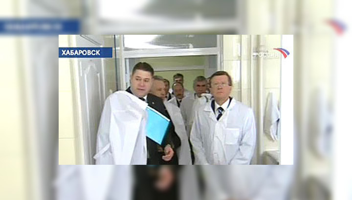 Премьер посетил Хабаровский онкологический центр