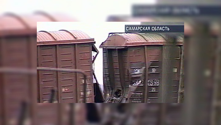 В Самарской области 8 вагонов сошли с рельсов