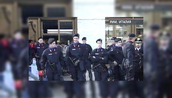 Римляне протестуют против терроризма