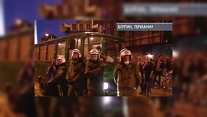 В Берлине полиция арестовала более 50 демонстрантов