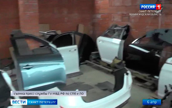 Мастерскую с угнанными автомобилями нашли в Ленобласти