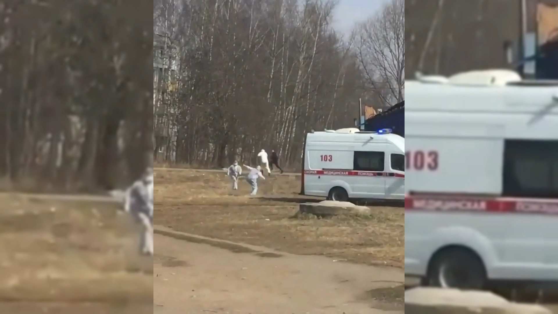 Санитары в спецкостюмах устроили погоню за душевнобольным в Арзамасе