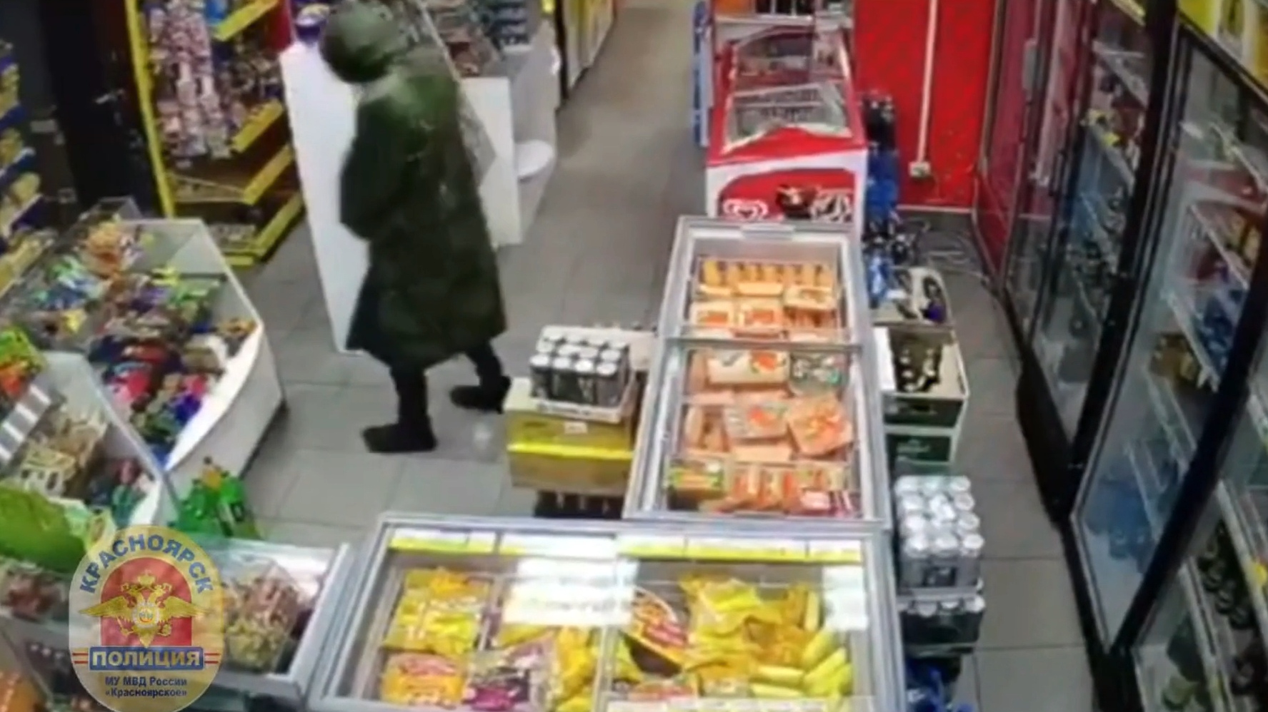 Петербуржец совершил налет на красноярский магазин в стиле зомби-хоррора