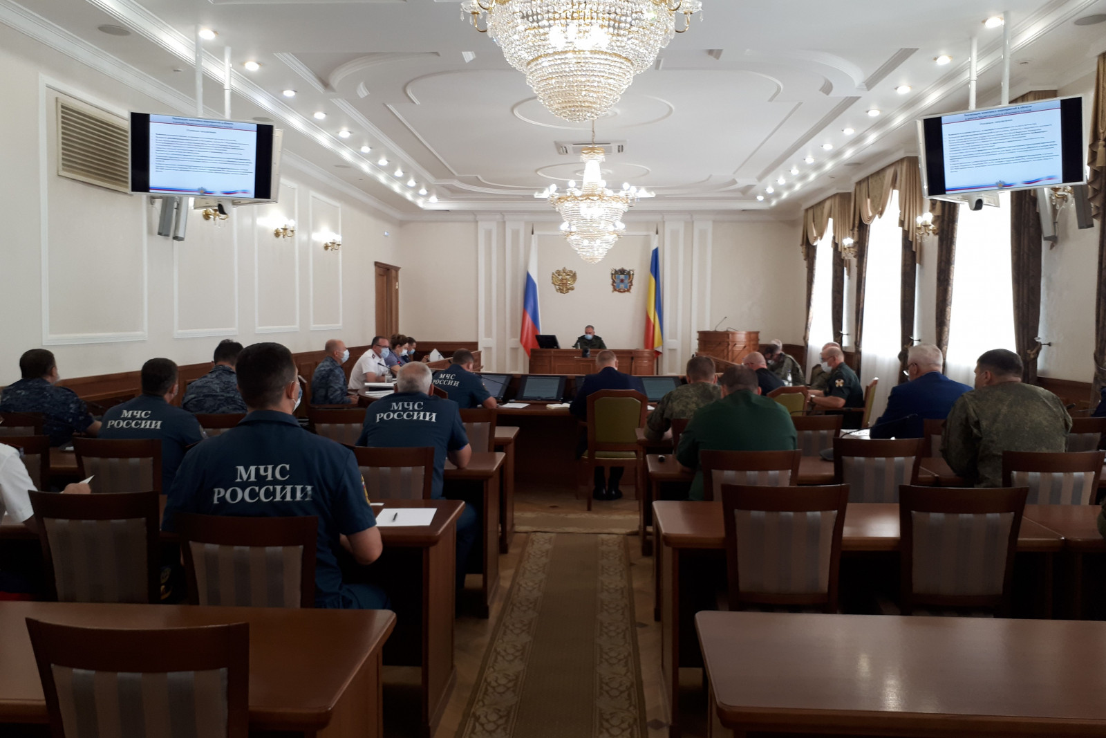 Действия по локализации очага COVID-19 отработали на учениях на Дону