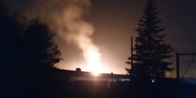 При пожаре на газораспределительной станции в Омской области обошлось без взрыва