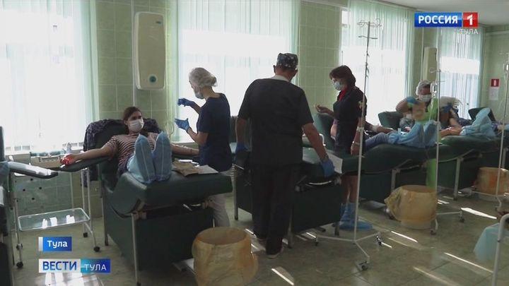 Тульские росгвардейцы пополнили банк донорской крови медицинских учреждений