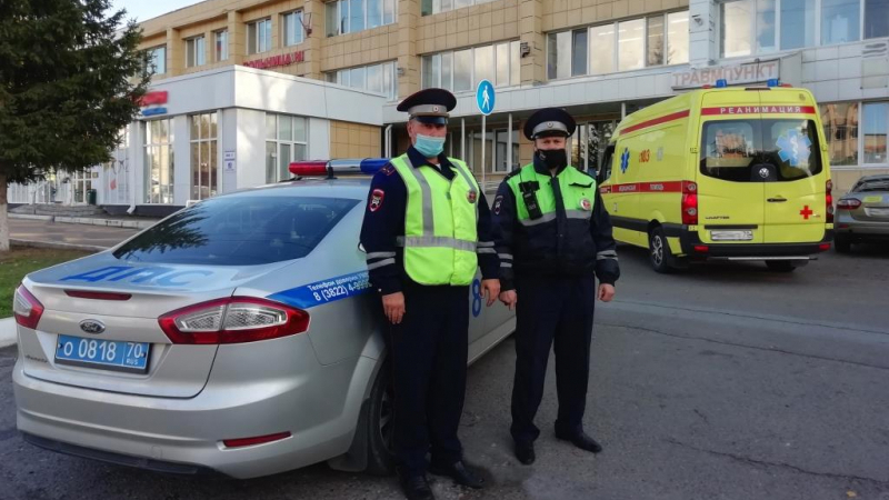 Томские полицейские спасли девочку с приступом эпилепсии