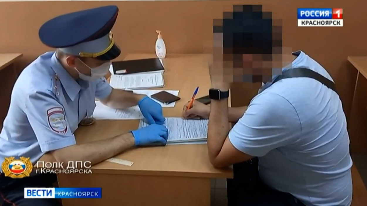 Красноярский лихач на внедорожнике остался без прав