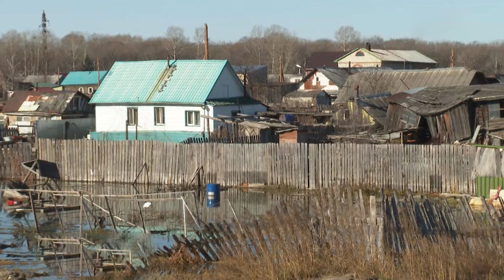 Снежный циклон повернул вспять паводковую обстановку в Комсомольске