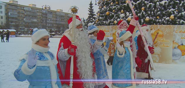 Пензенские Деды Морозы массово пройдут по центру города 12 декабря